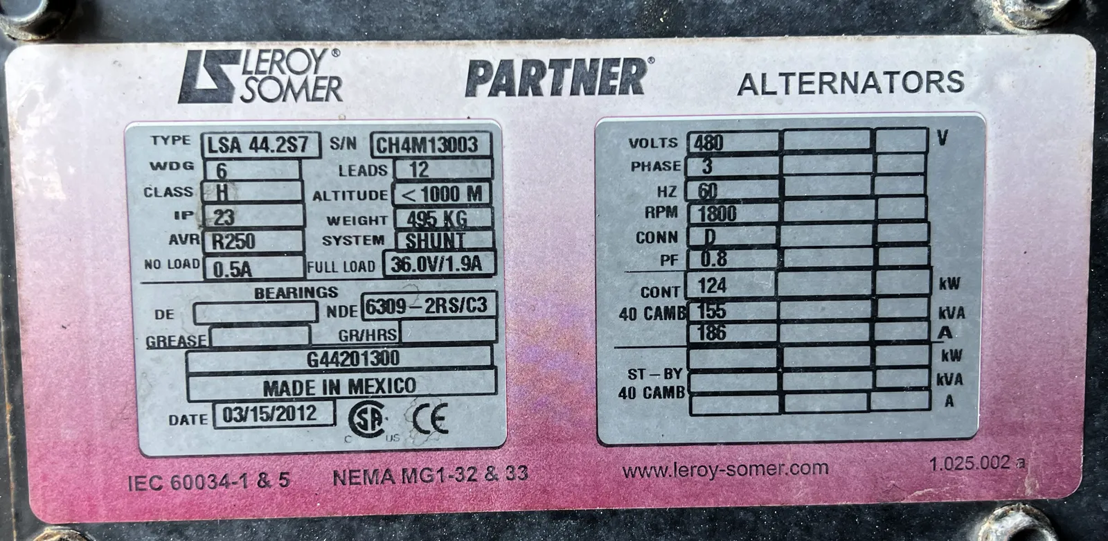 115kW Atlas Copco Diesel Generator Set - Image 6