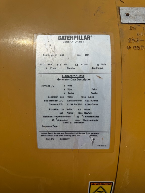 Rebuilt CAT C32 Generator Set - Image 5