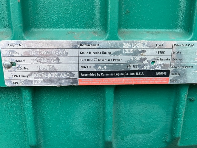 Used 750kW Cummins QST30-G5 Generator Set Used 750kW Cummins QST30-G5 Generator Set - Image 15
